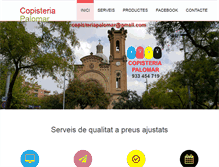 Tablet Screenshot of copisteriapalomar.com